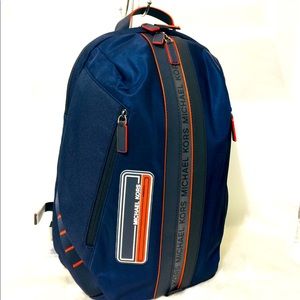 NWT Michael Kors Kent Sports Navy Blue Backpack